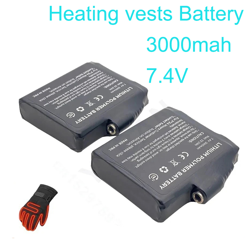 Glove Battery 7.4V 3000mAh Pol - Heated Vest Battery review and price