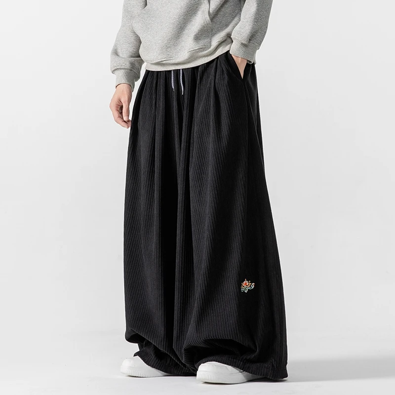 Men Corduroy Wide Leg Pants Me - Corduroy Pant Warm review and price