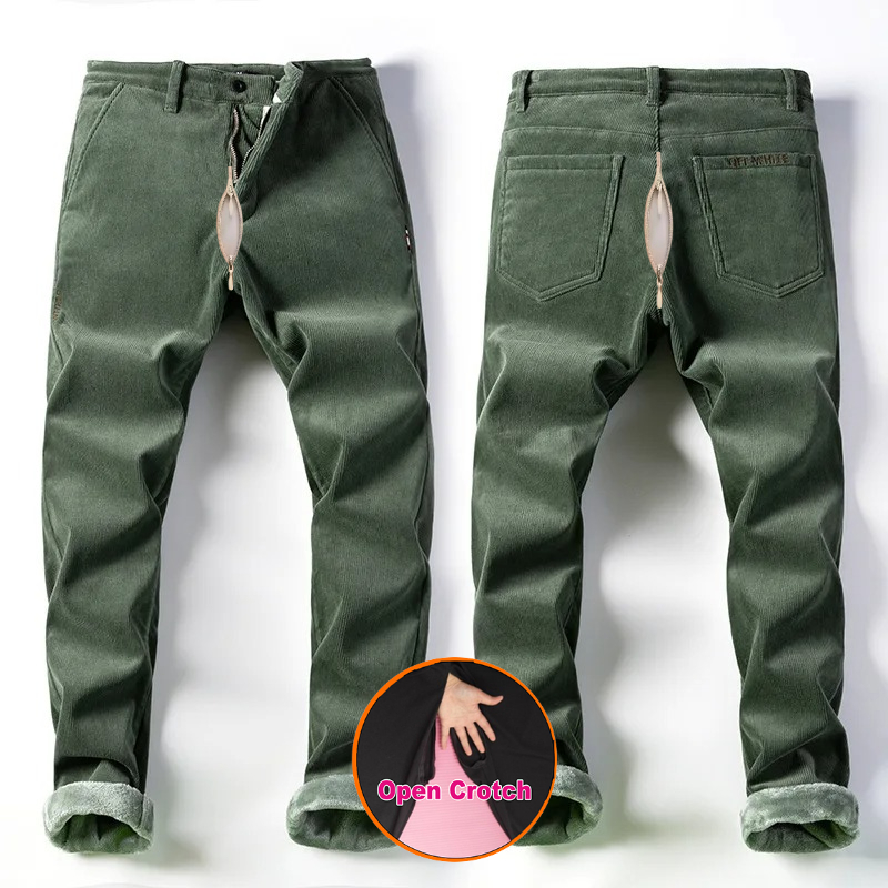 Open Crotch Men Fall Winter Fl - Corduroy Pant Warm review and price