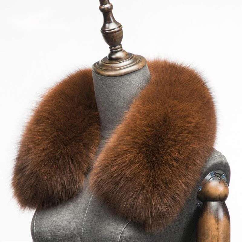 Winter Natural Fox Fur Scarf S - Shawl Wrap Winter review and price