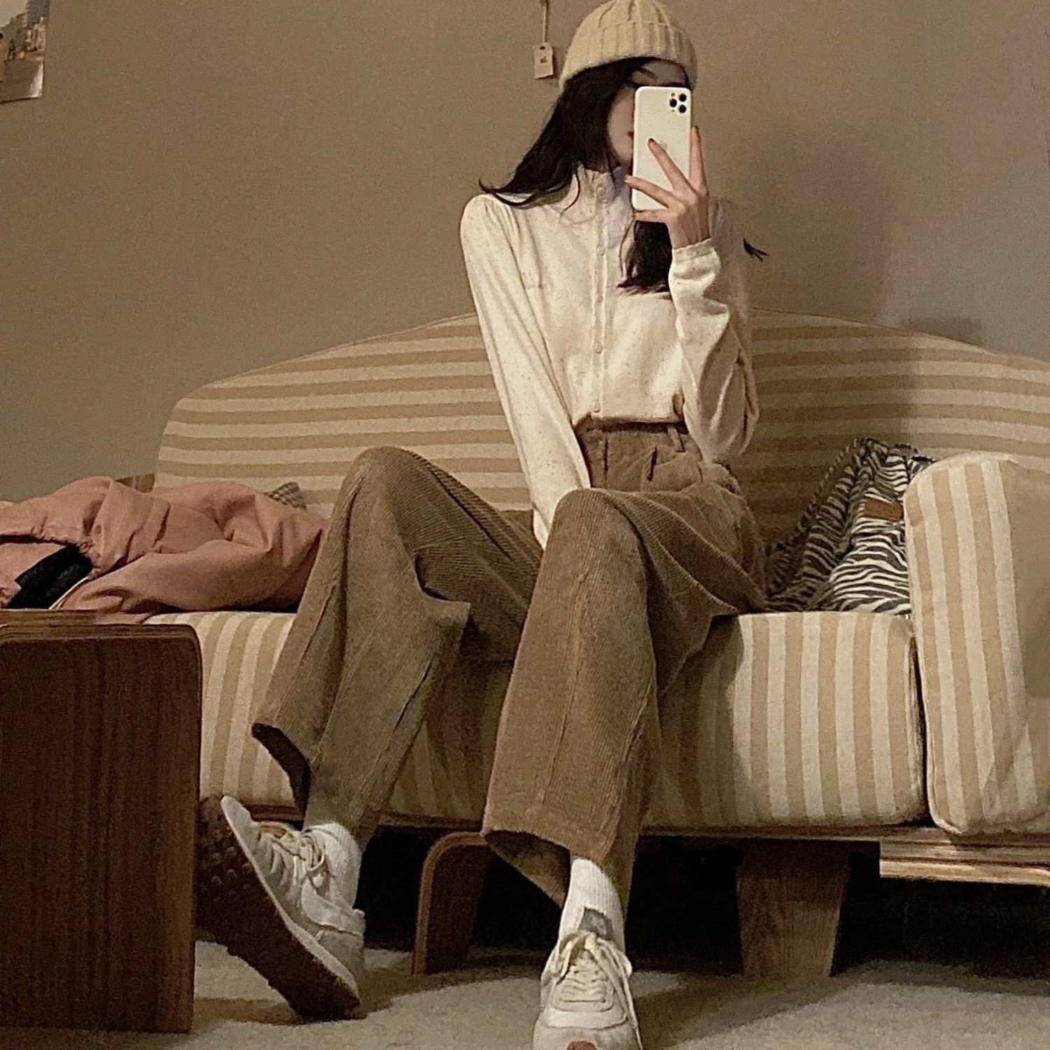 Wide Leg Corduroy Pants Women  - Corduroy Pant Warm review and price
