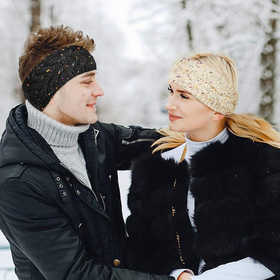SSUNTAK Women Winter Knitted H - Fleece Ear Warmer Band review and price