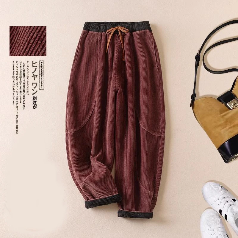 Corduroy harem pants female fa - Corduroy Pant Warm review and price