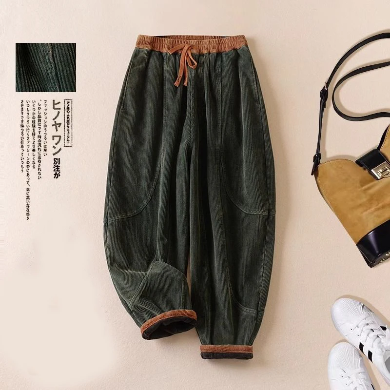 Corduroy harem pants female fa - Corduroy Pant Warm review and price