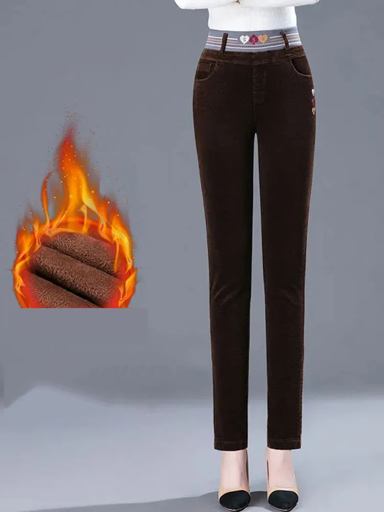 Winter Thicken Plush Lined Pen - Corduroy Pant Warm review and price