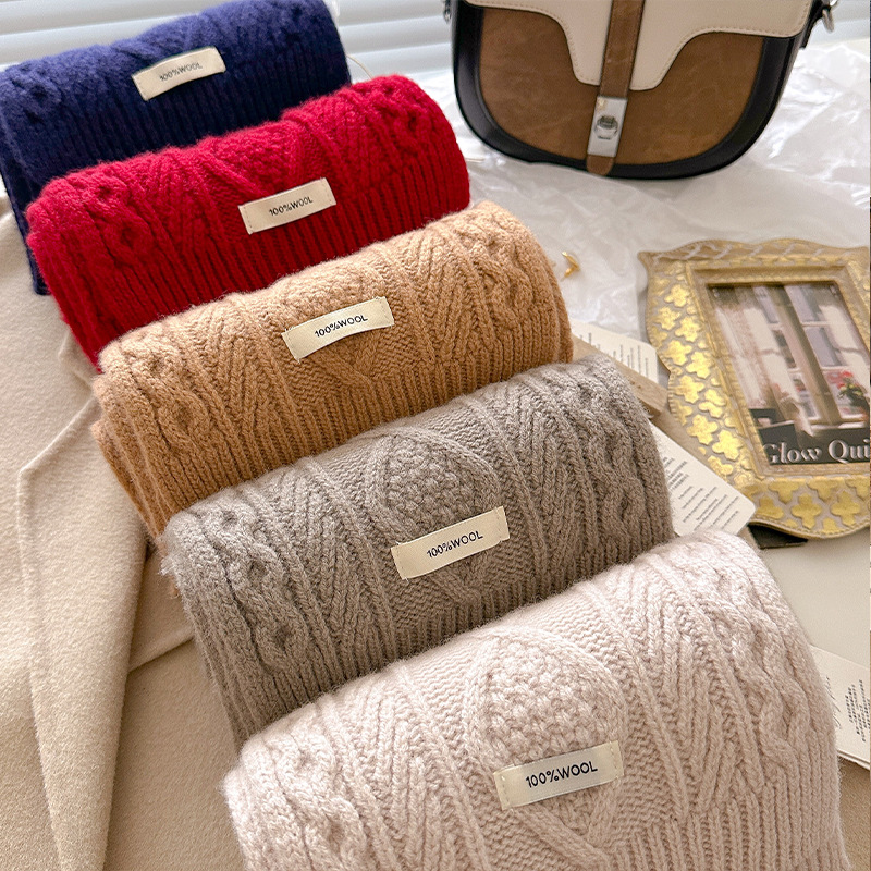 Luxury 100% Wool Scarf Women M - Shawl Wrap Winter review and price