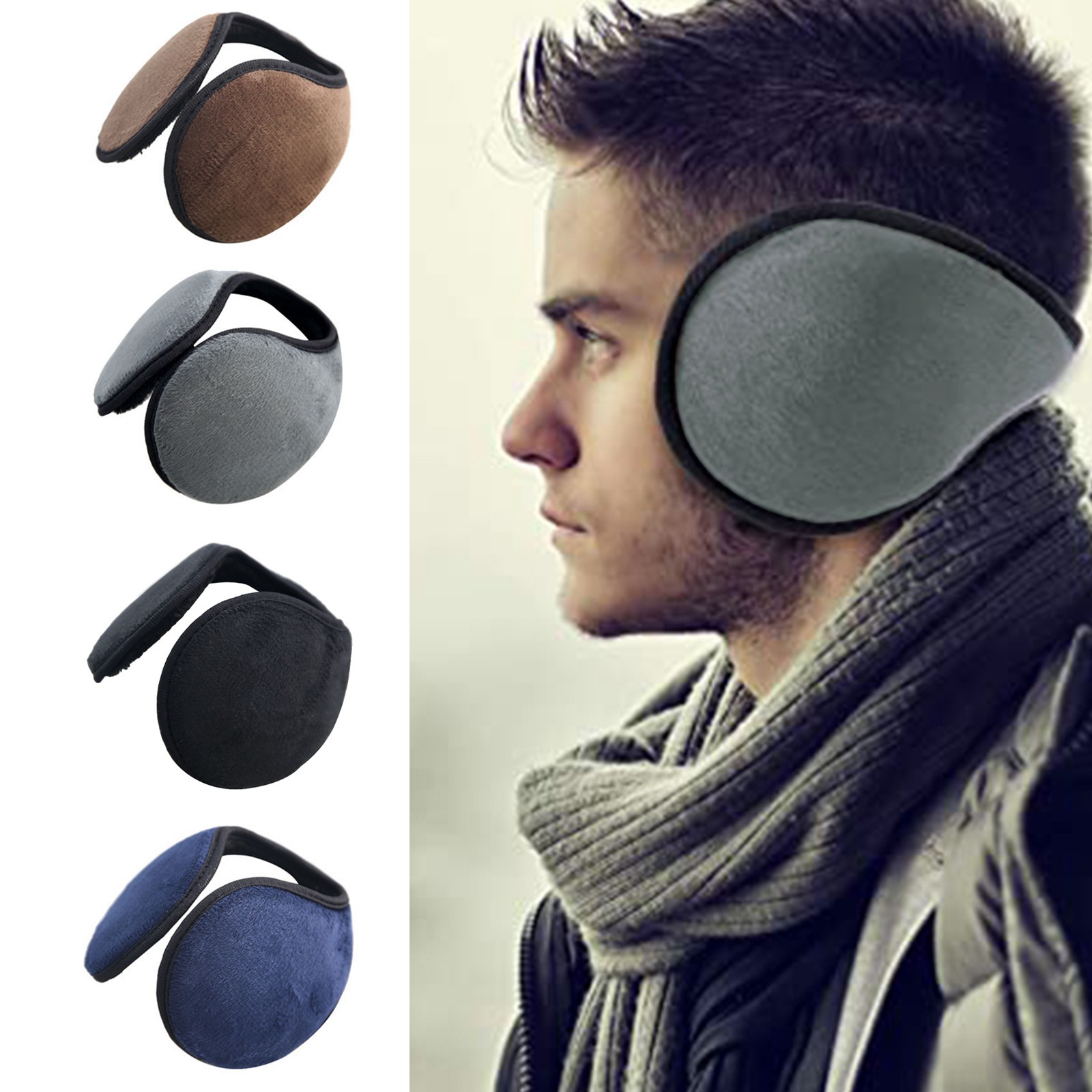 Winter Ear Muffs Warm Fleece F - Earmuffs Foldable review and price